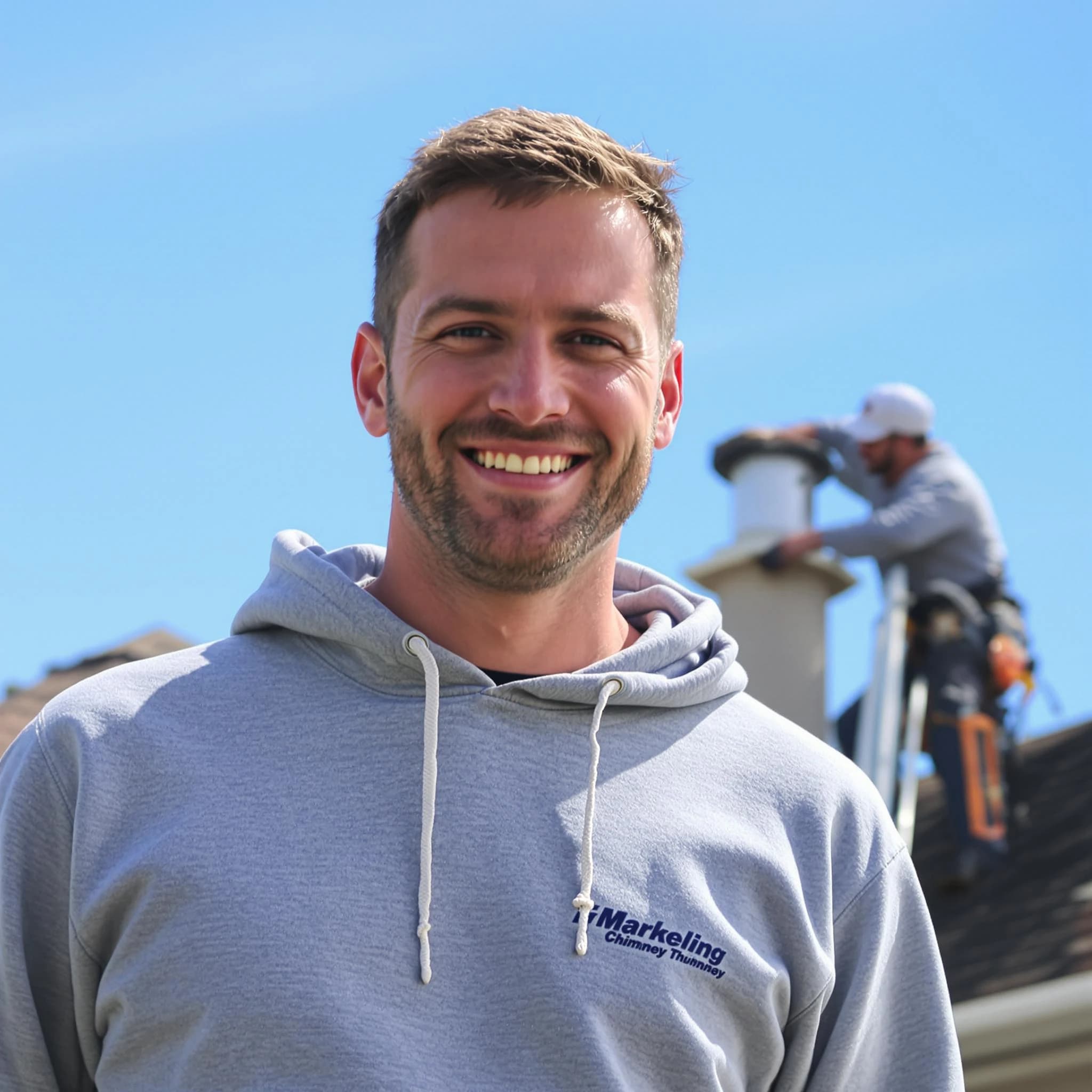 The Stone Mountain Chimney Sweep team.