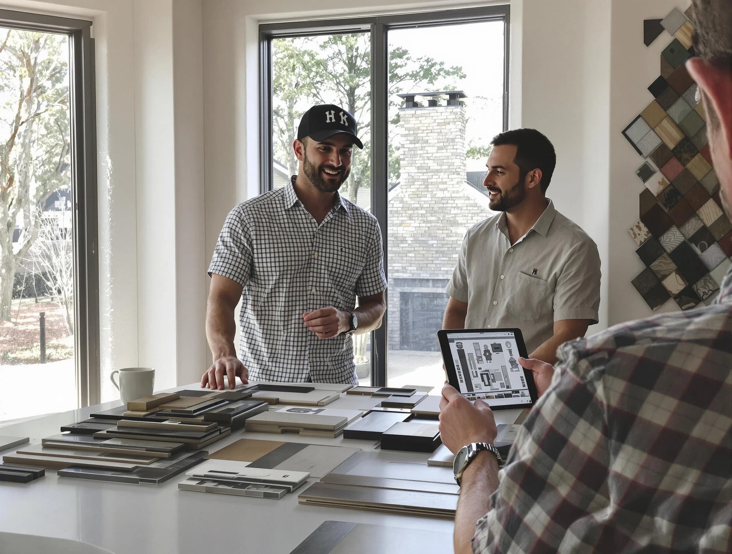 Stone Mountain Chimney Sweep remodeling a chimney and fireplace in Stone Mountain, GA