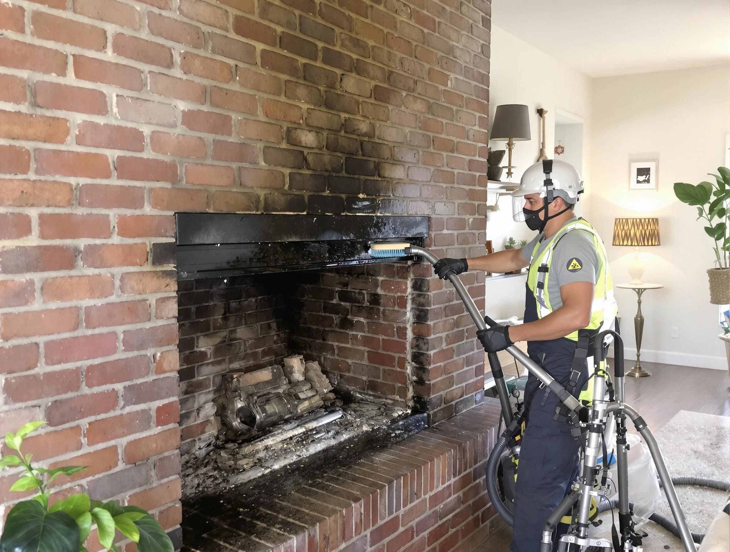 Stone Mountain Chimney Sweep providing fireplace cleaning services in Stone Mountain, GA