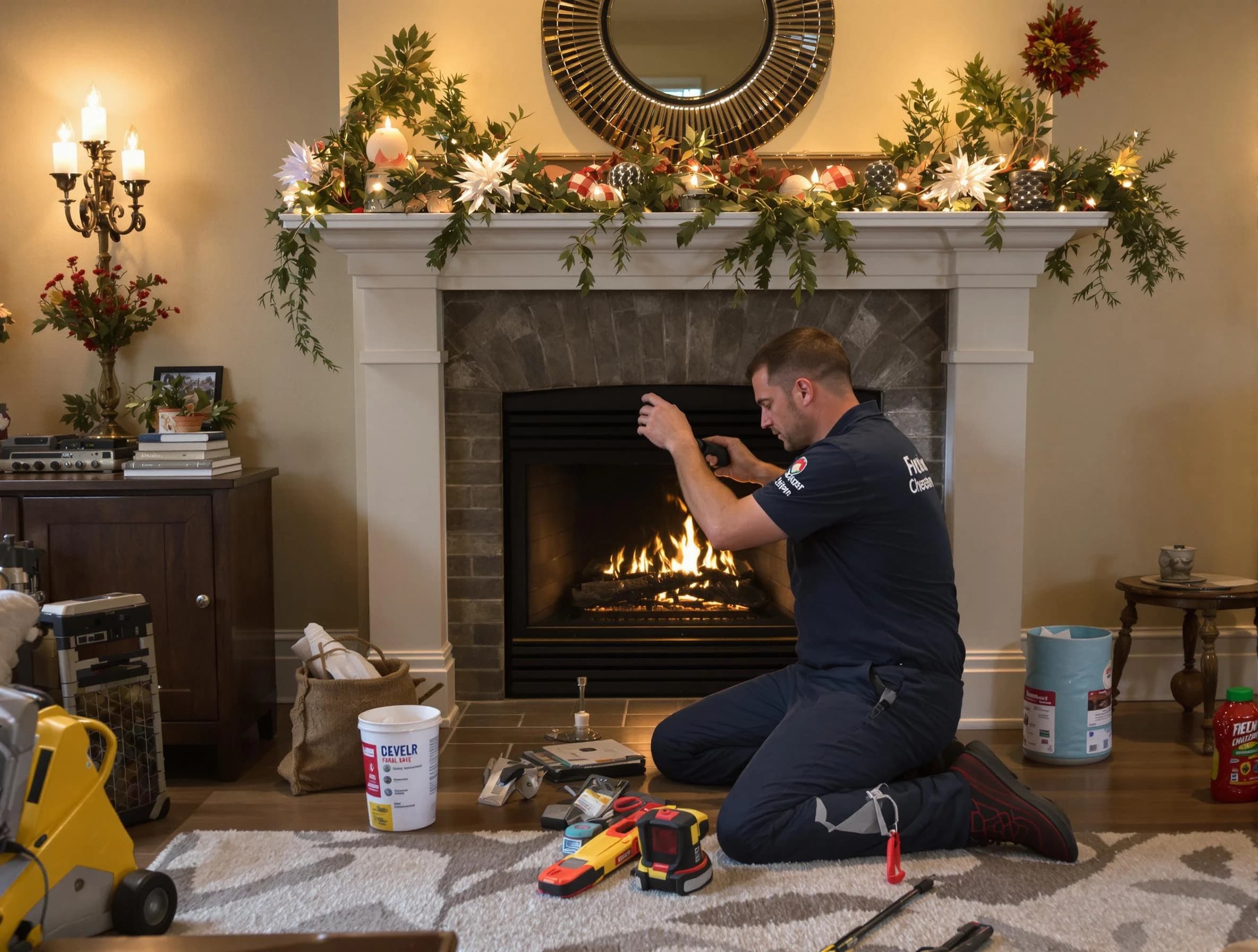 Stone Mountain Chimney Sweep offering fireplace maintenance services in Stone Mountain, GA