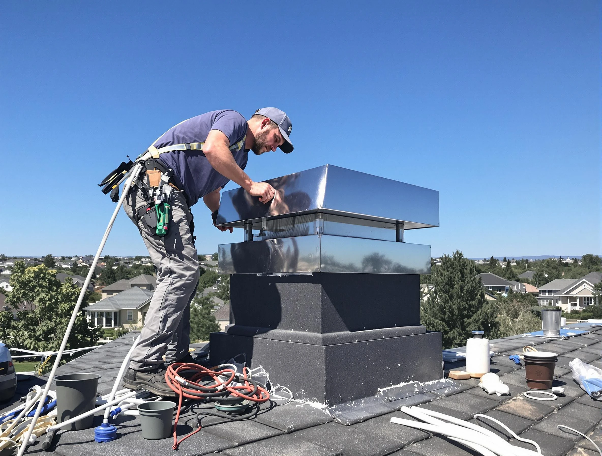 Chimney Cap Services in Stone Mountain