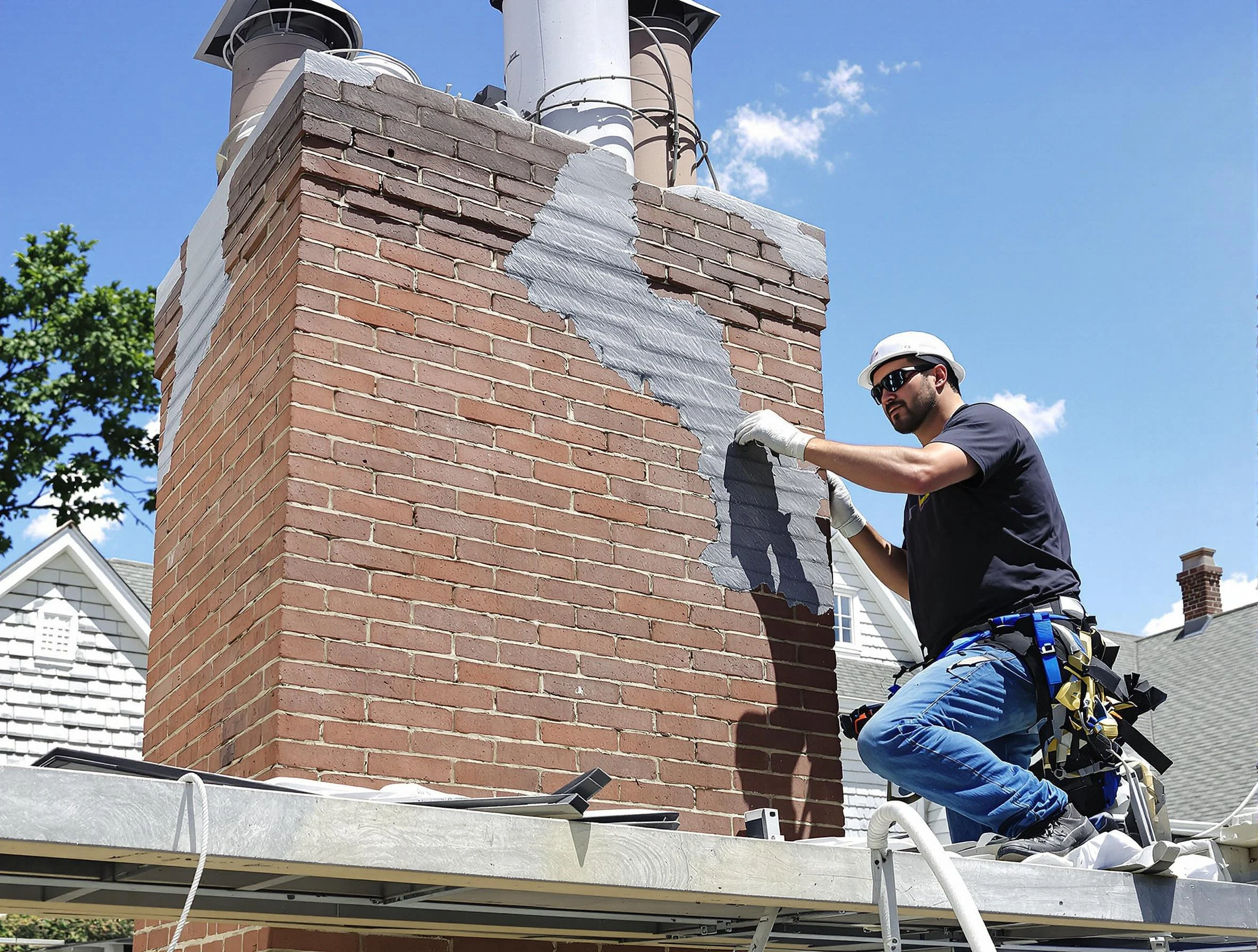 Chimney Restoration in Stone Mountain